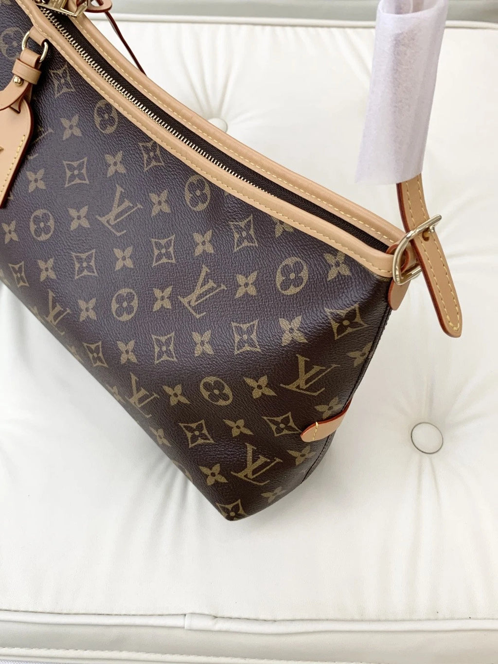 Louis Vuitton Carryall Monogram 2Ways Shoulder Crossbody Bag Brown Women S