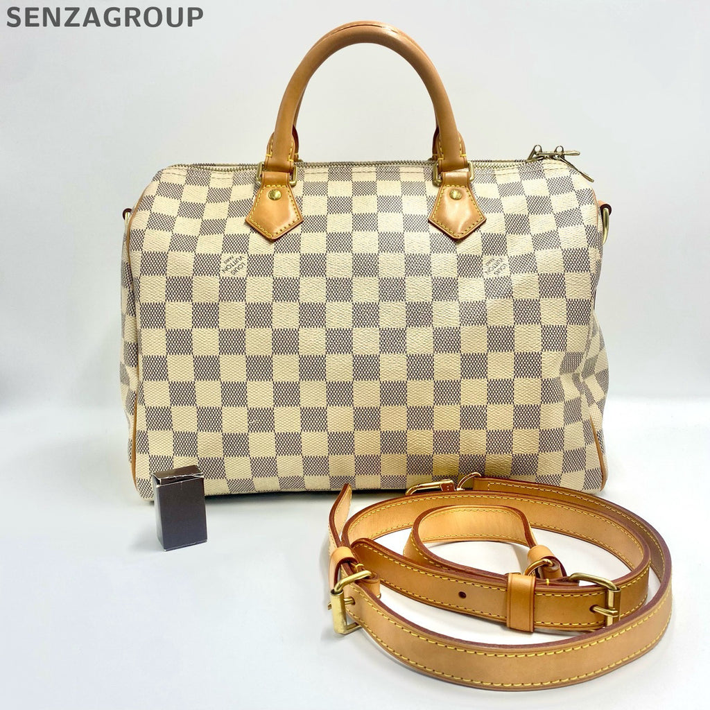 Louis Vuitton Speedy 30 Damier Ebene Shoulder Bag - Classic Women's