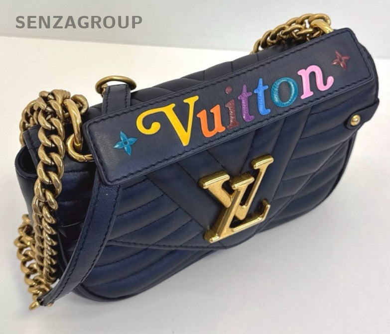 Louis Vuitton New wave PM Rainbow Logo Chain Strap Crossbody Shoulder bag Women