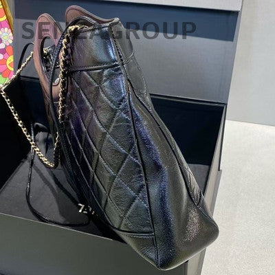 Chanel Black Gold 31 Bag Large Flap Chain Shoulder Crossbody Bag