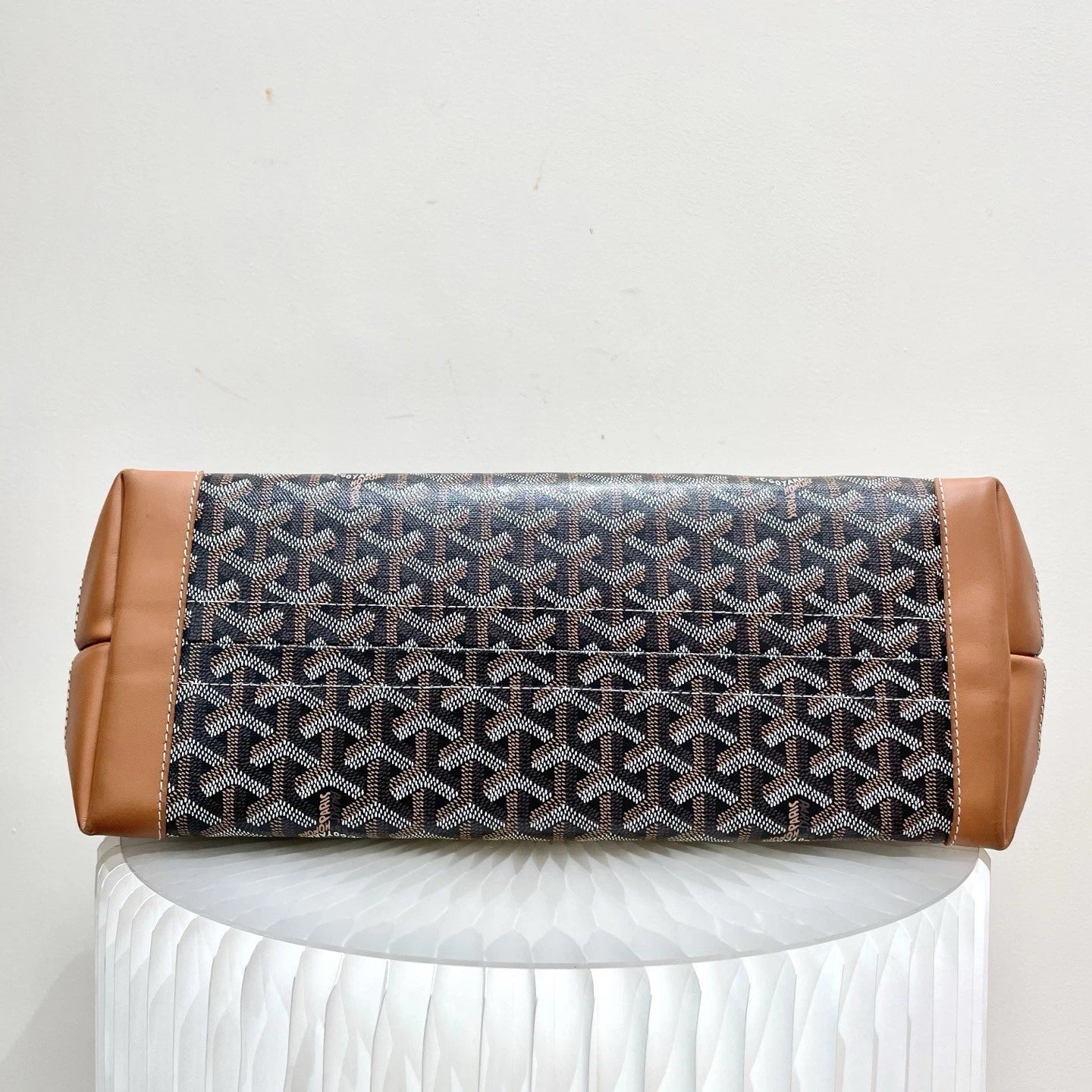 Goyard Bellechasse Monogram Handbag Shoulder Bag Black Brown Women Classic