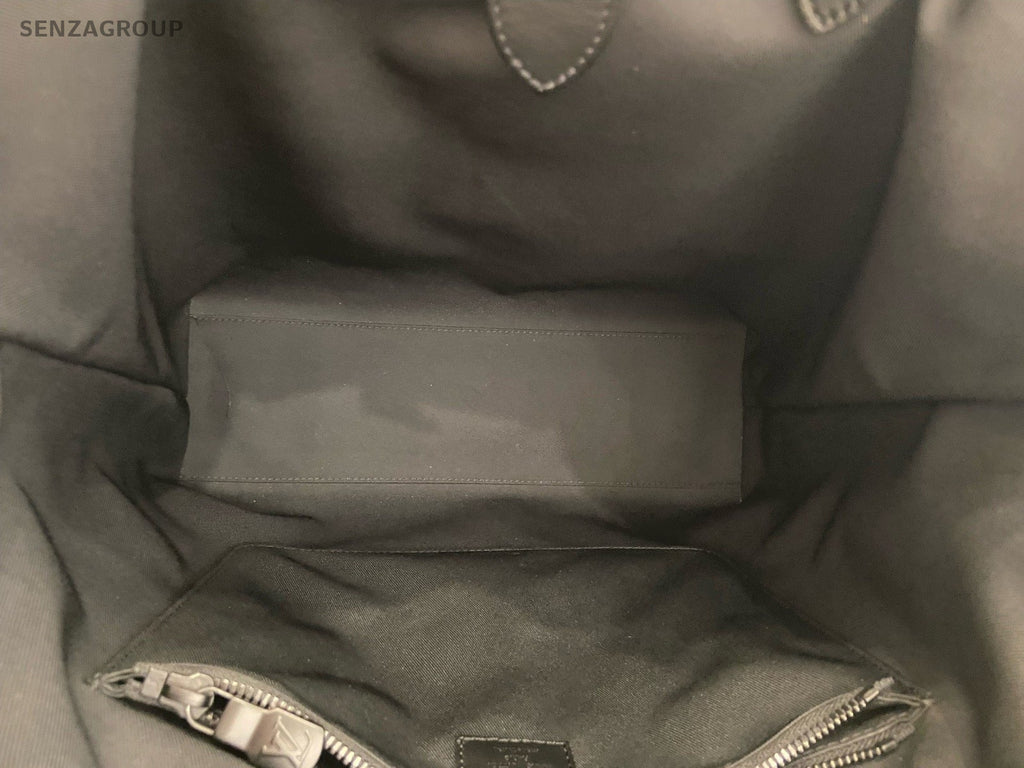 Louis Vuitton Saumur Tote Monogram Top Handle Bag Black Unisex Adults Classic