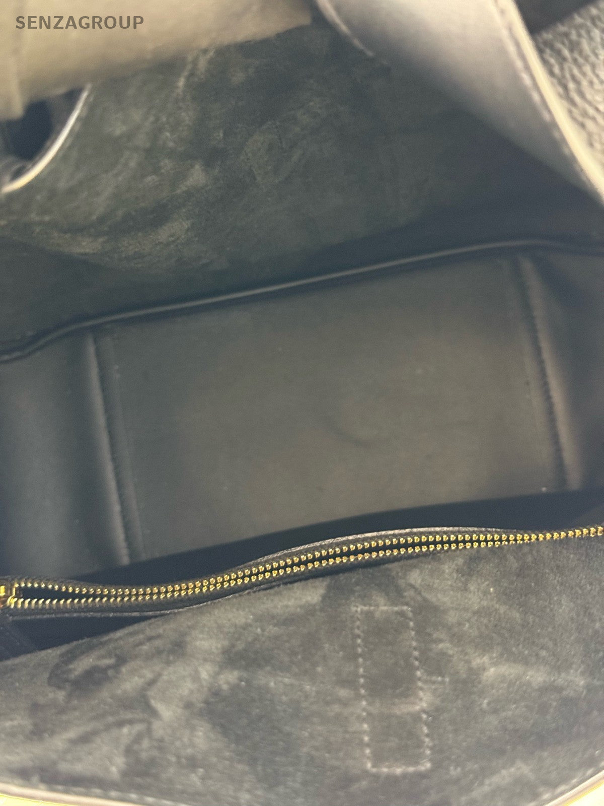 Saint Laurent Hobo GM Shoulder Bag Black Gold Used Women Classic Designer