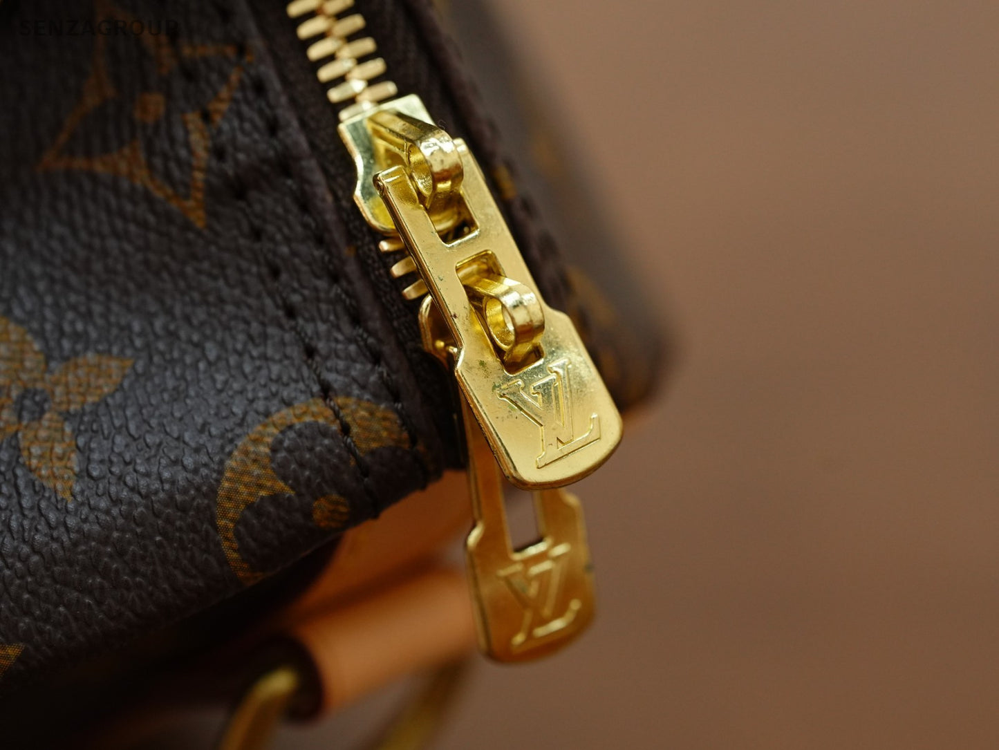 Louis Vuitton Speedy25 Monogram 2way Shoulder Handbag Brown Women