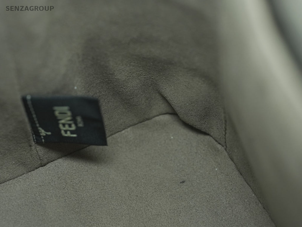 FENDI Classic Logo Bucket Drawstring Shoulder bag Brown