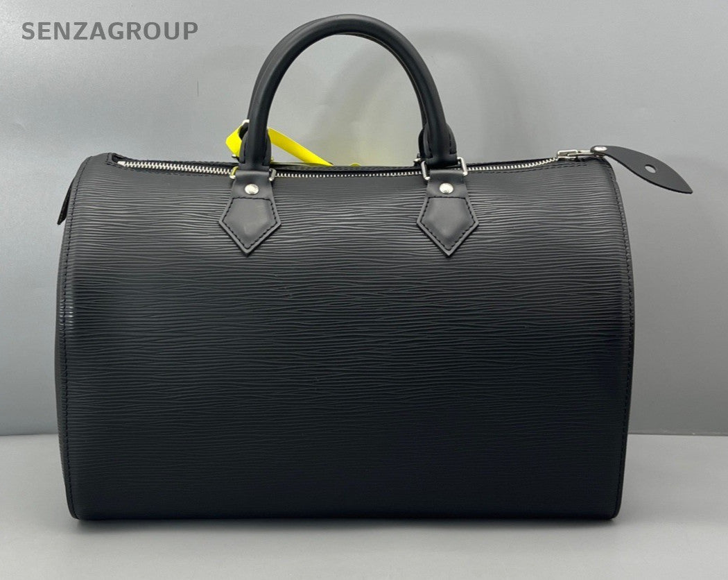 Louis Vuitton Speedy So black Water ripples Handbag Black