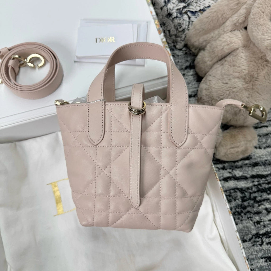 Dior Toujours Vertical Nano Sakura Pink Crossbody Bag For Women