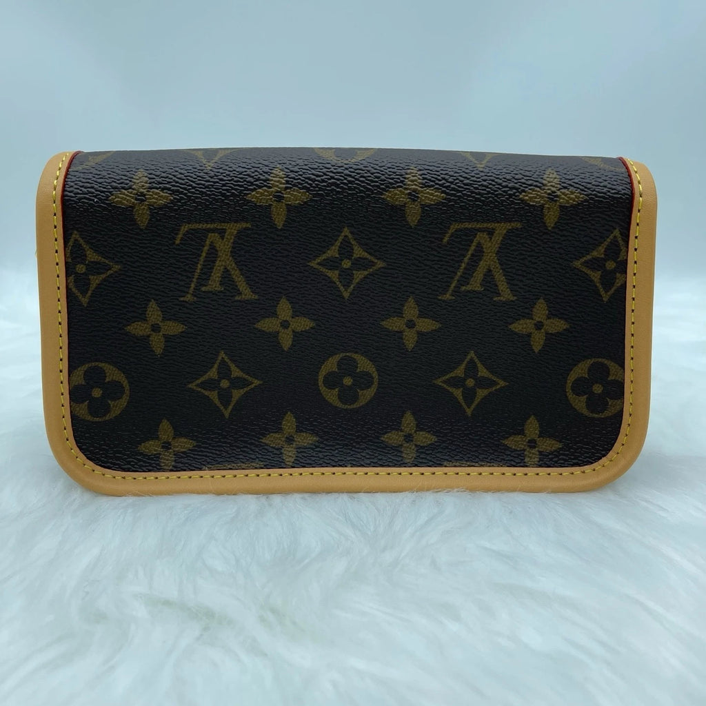Louis Vuitton Classic Monogram Canvas Baguette Shoulder Crossbody Bag For Women