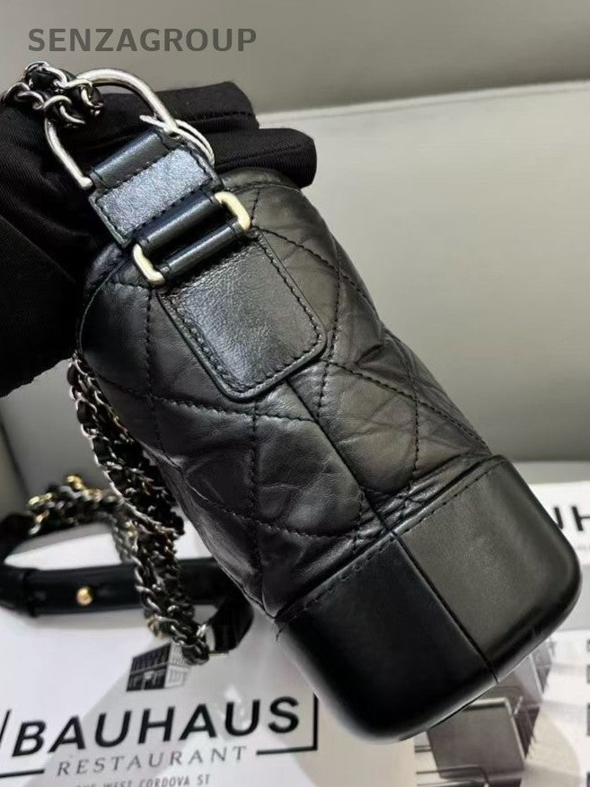 Chanel Gabrielle PM Shoulder Crossbody Bag Women Black