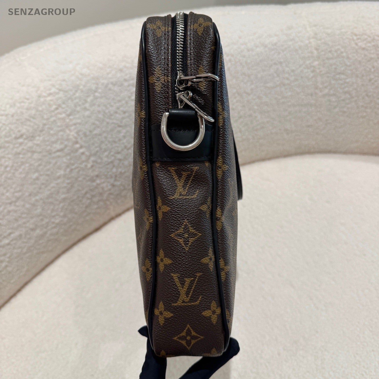 Louis Vuitton Briefcase Top Handle Monogram Handbag 2way Shoulder bag Brown