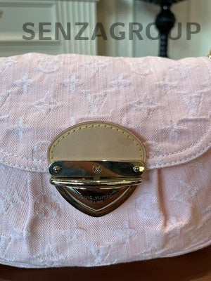 Louis Vuitton Denim Sunset Shoulder Bag Pink Gold Women's Fashion
