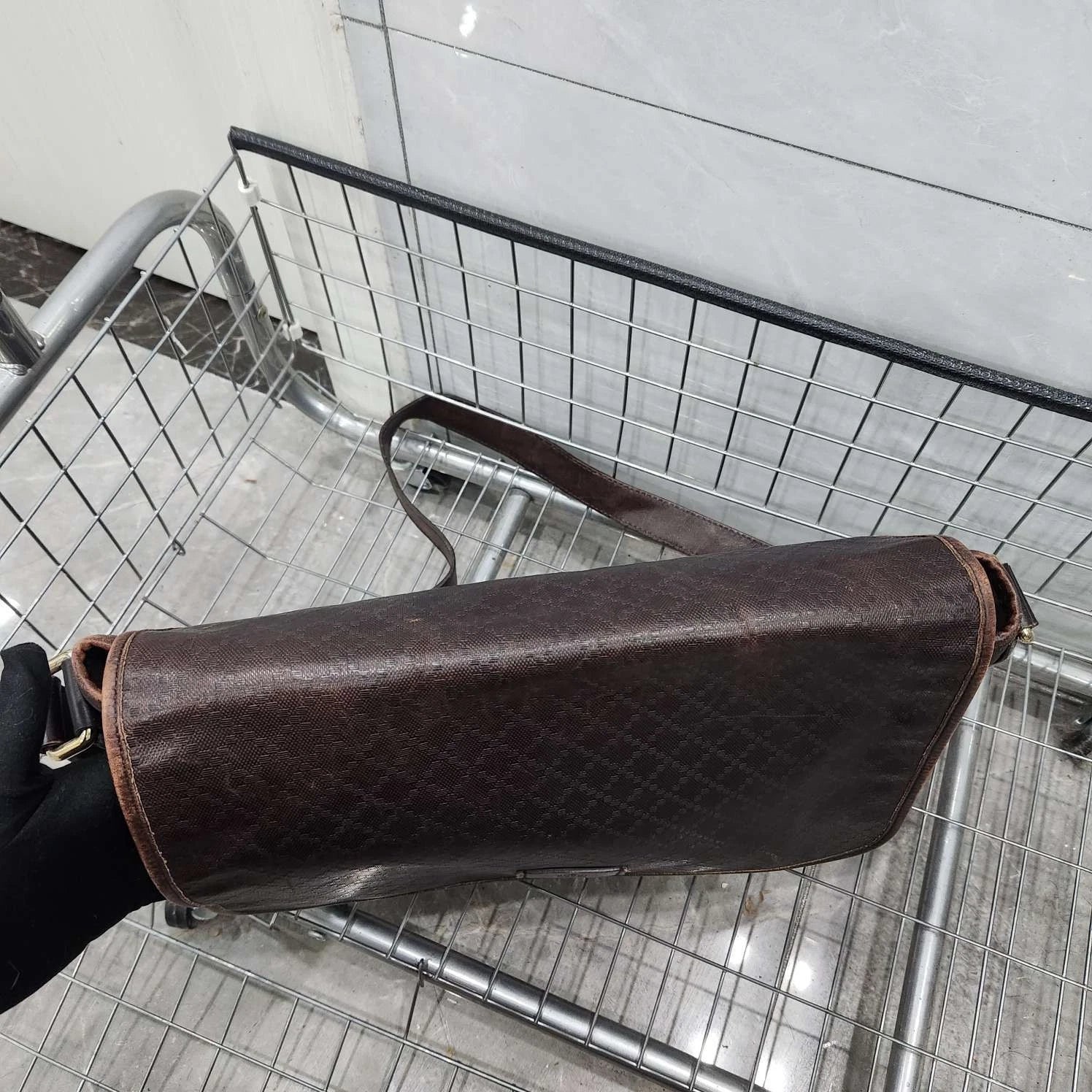 Gucci Brown Flap Shoulder Crossbody Messenger Bag For Women