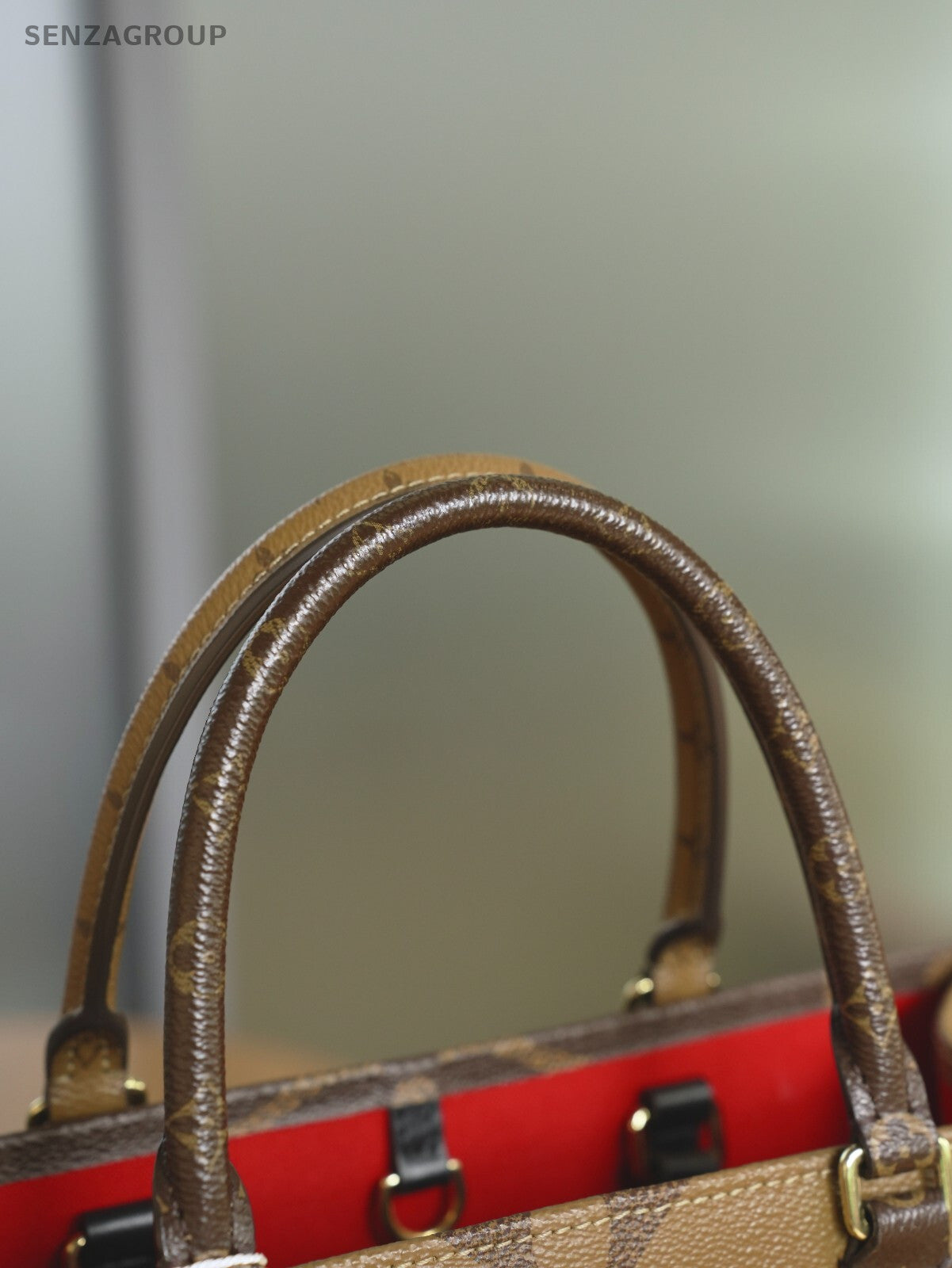 LOUIS VUITTON Monogram ONTHEGO MM Hand Bag Brown M45321 Chip Version