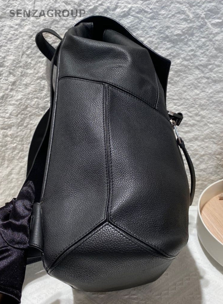 Loewe Puzzle Backpack Shoulder Bag Black Unisex Adults
