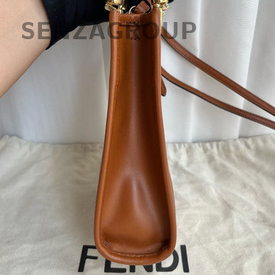 Fendi Brown Mini Tote Bag - Classic Women's Handbag Shoulder Crossbody