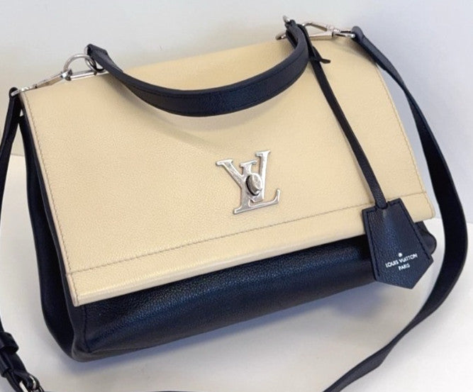 Louis Vuitton Lock me All Leather Calfskin Top Handle 2WAY Shoulder bag WOMEN