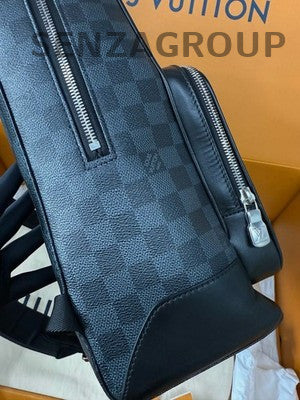 Louis Vuitton Damier Graphite Campus Backpack Grey Silver Unisex Classic