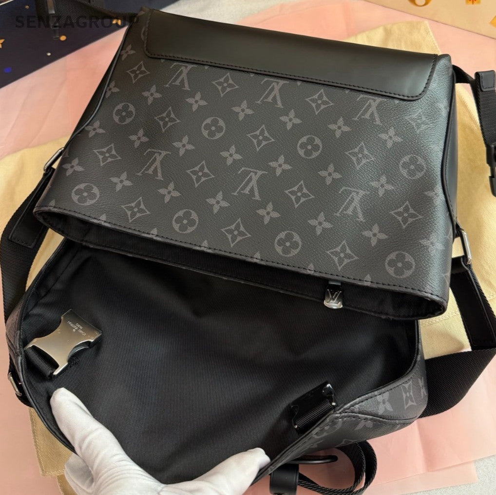 Louis Vuitton Voyager PM Monogram Shoulder Bag Black Unisex Adults Classic