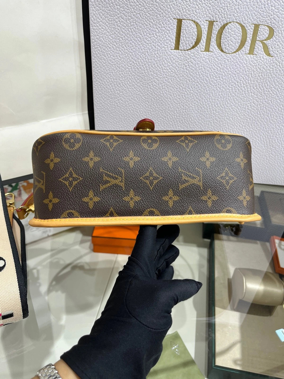 Louis Vuitton Monogram Canvas Shoulder Bag For Women