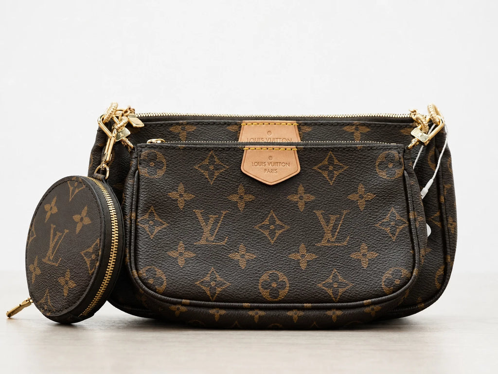 Louis Vuitton Multi Pochette Accessoires Shoulder Bag Monogram Canvas Classic