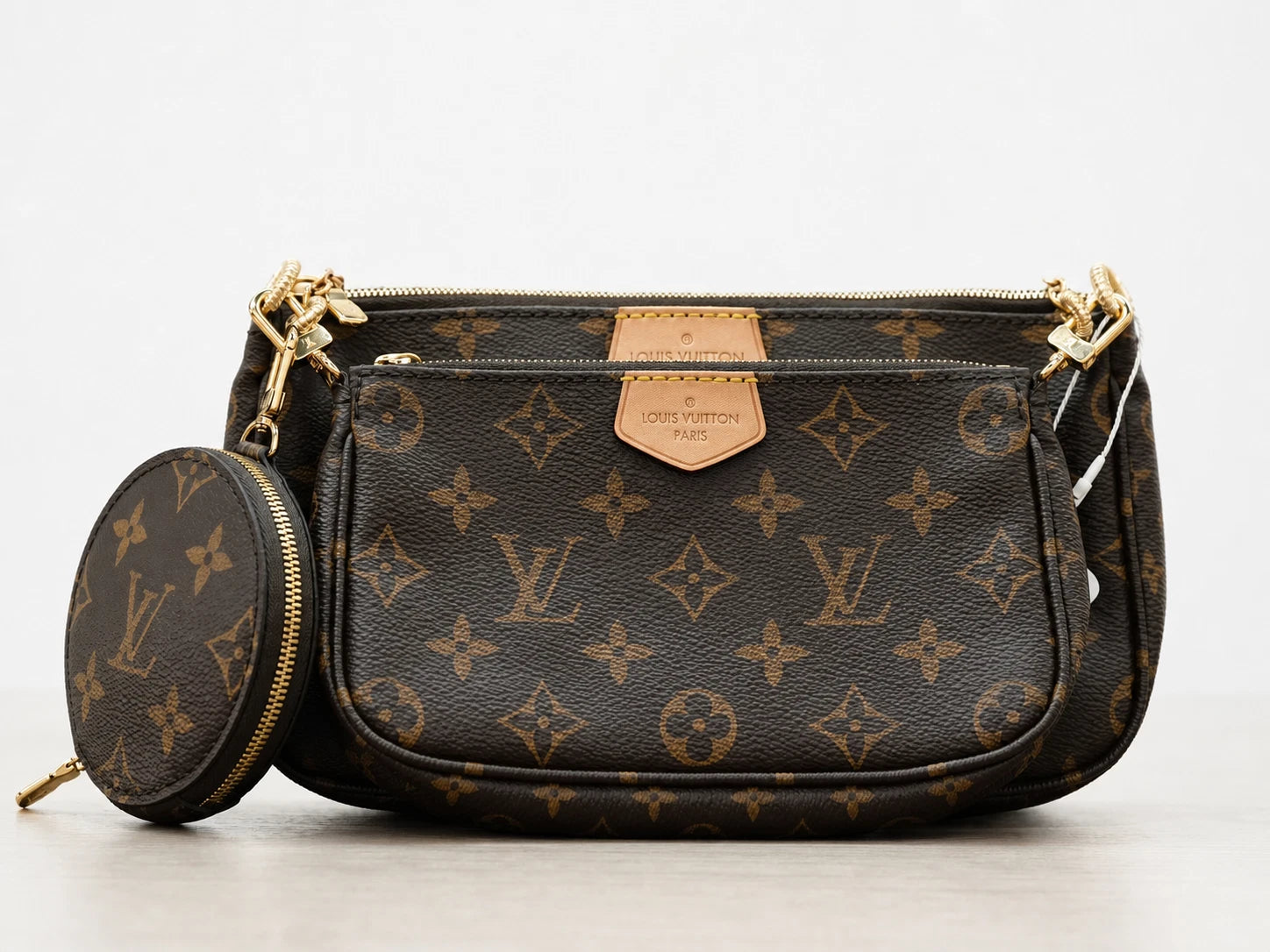 Louis Vuitton Multi Pochette Accessoires Shoulder Bag Monogram Canvas Classic