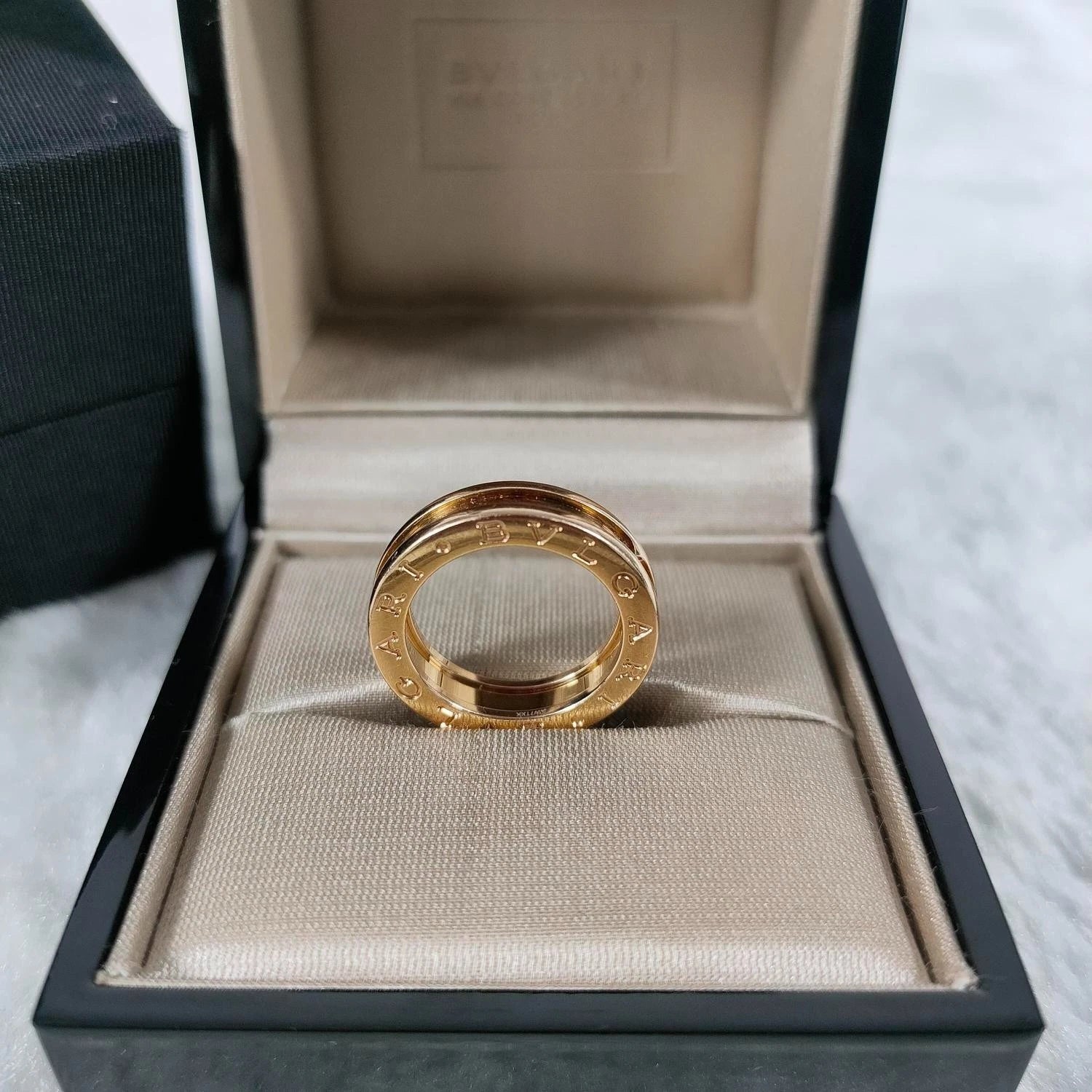 Bvlgari B.Zero1 18k Rose Gold 1 Band Ring EU49/US4.75
