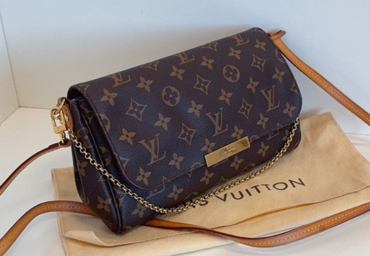 Louis Vuitton Favourite Monogram Chain Shoulder bag Crossboyd Vintage Women