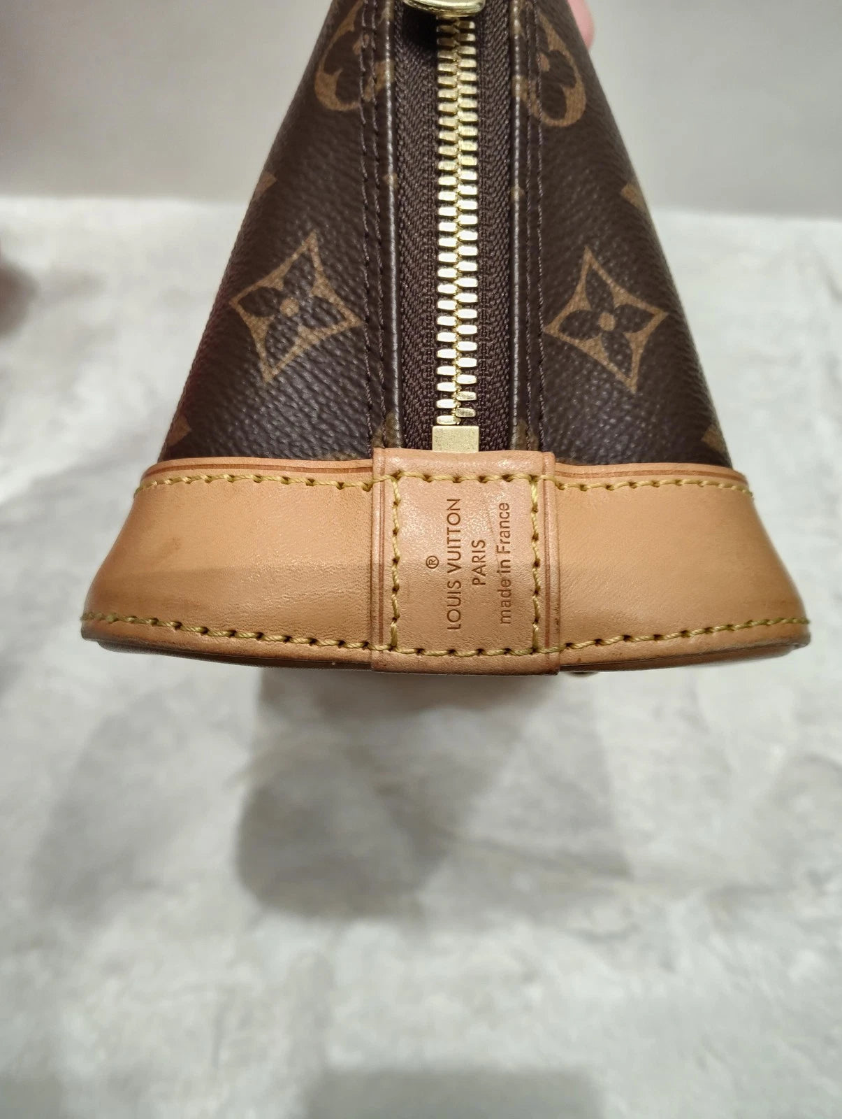 Louis Vuitton Monogram Canvas Mini Alma Shoulder Handbag For Women