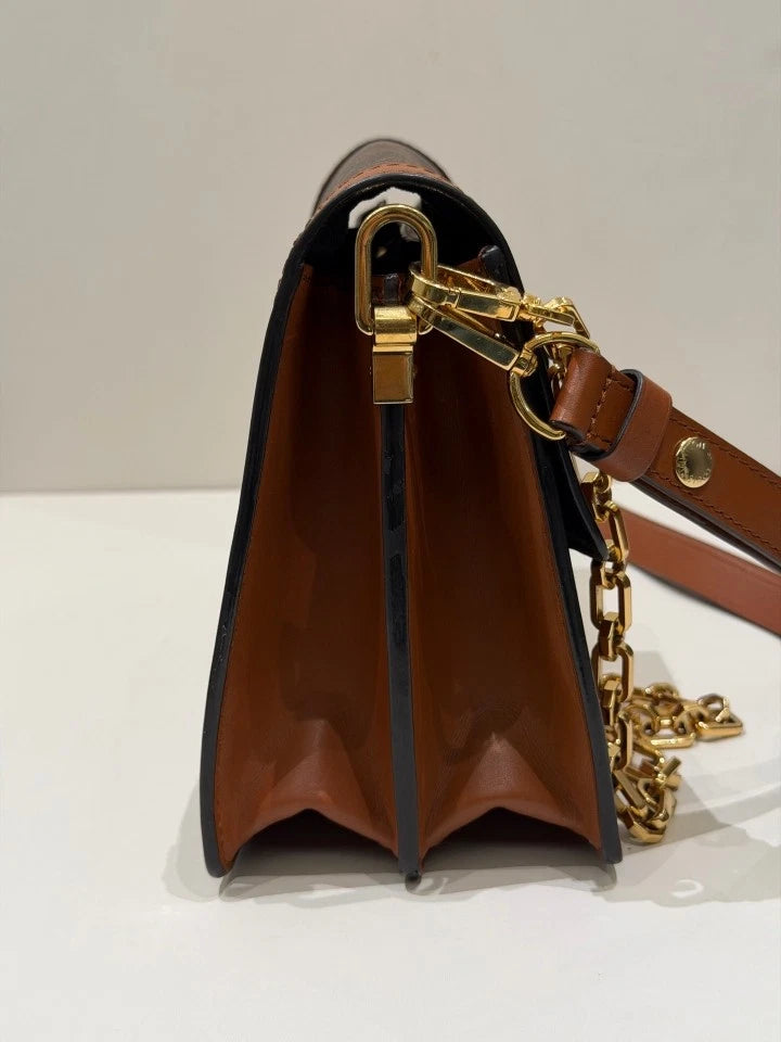 Louis Vuitton Monogram Canvas Medium Dauphine Chain Shoulder Bag Women