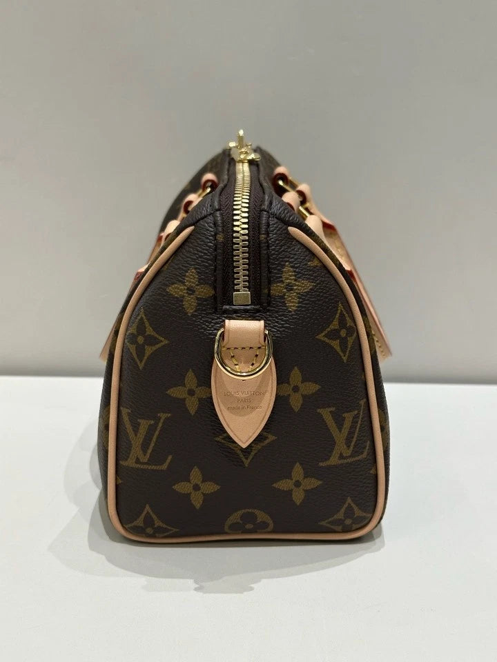 Louis Vuitton Speedy20 Canvas Shoulder Handbag For Women