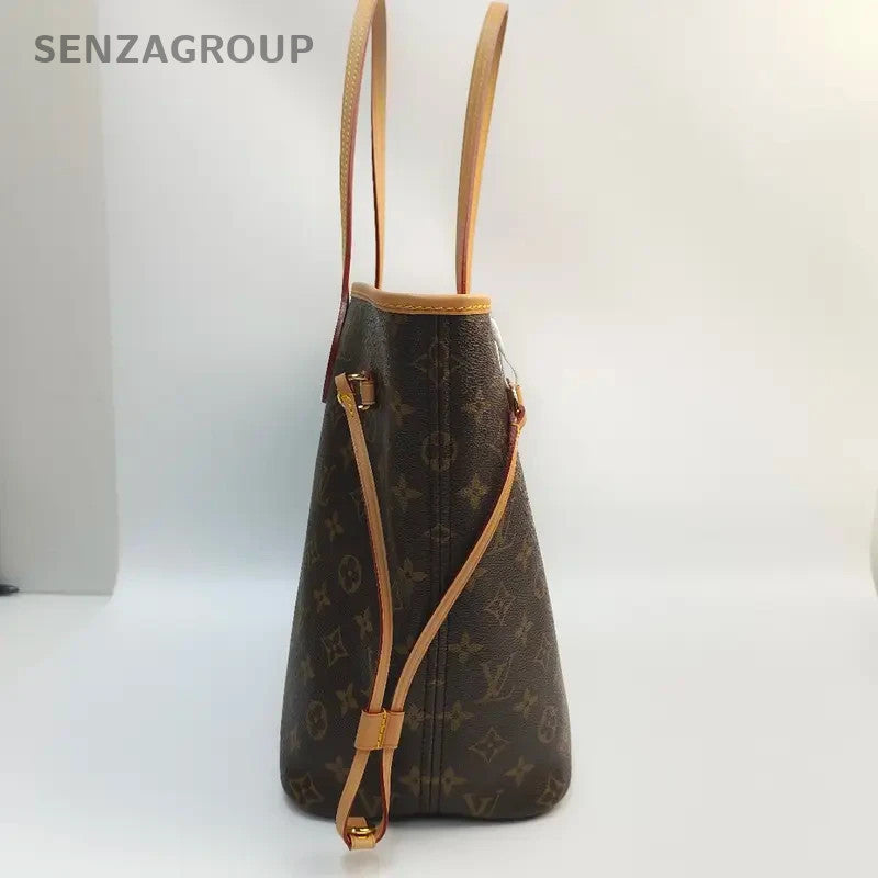 SJ0001  Louis Vuitton canvas Tote Bags neverfull mm size beige capacity(U)