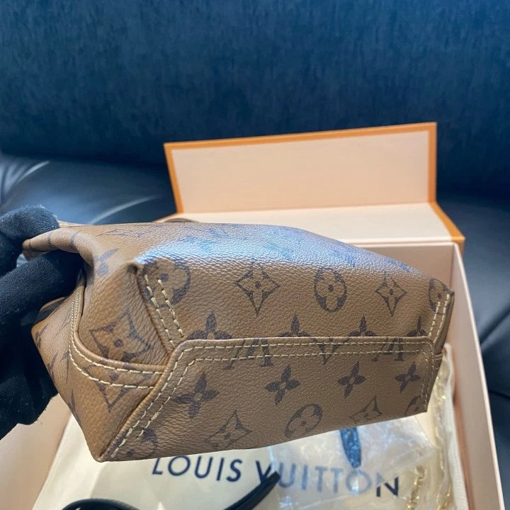 Louis Vuitton Atlantis BB Monogram Bucket Top Handle Crossbody Bag Women D
