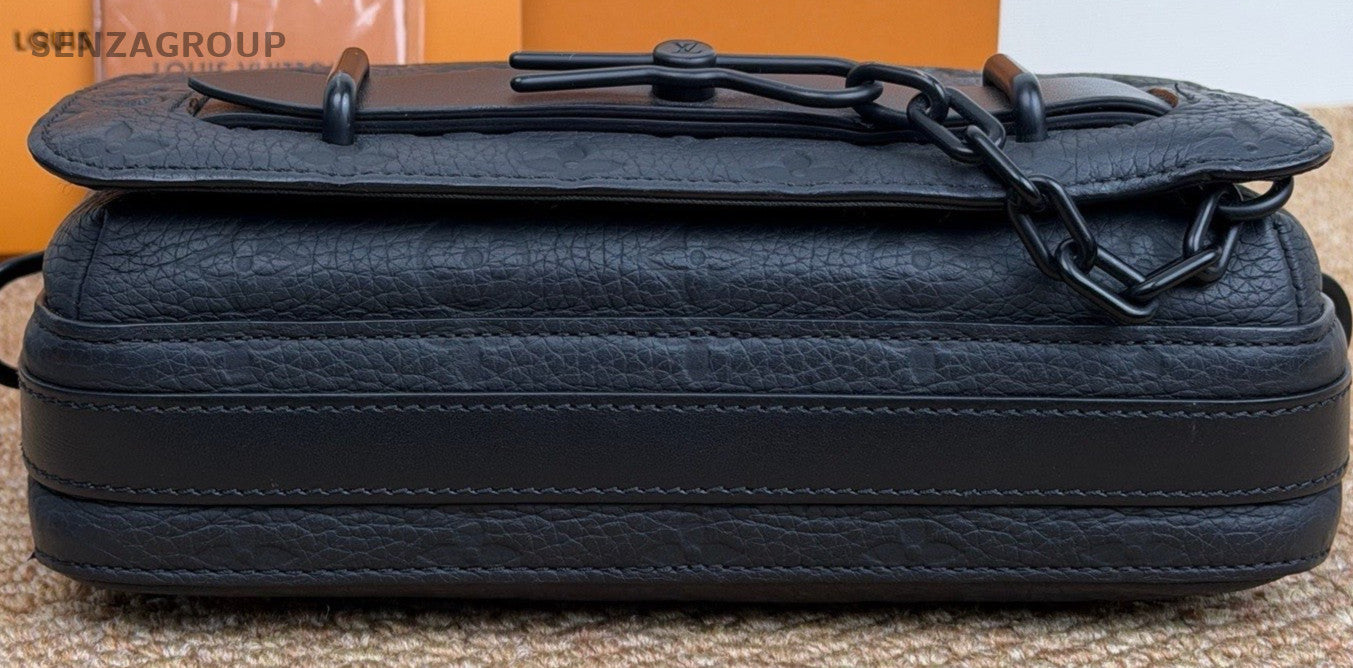 Louis Vuitton Msteamer Shoulder Bag Black Unisex Adults Classic