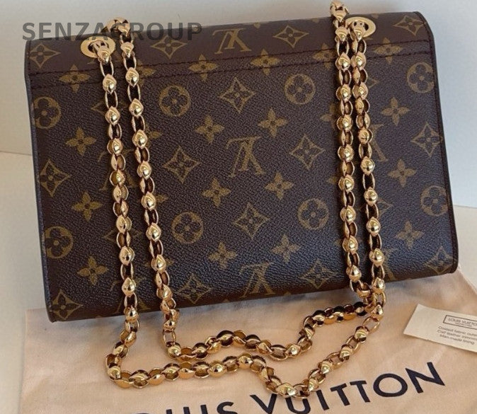 Louis Vuitton Victoire Monogram Chain Strap Shoulder bag Crossbody Women