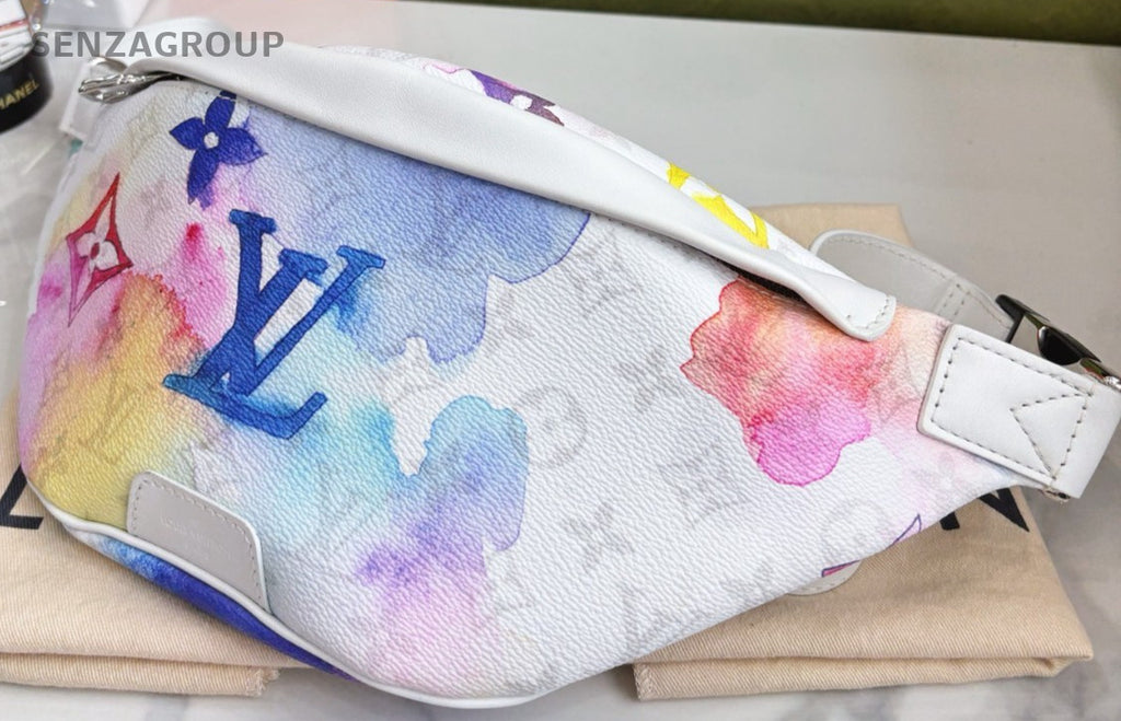Louis Vuitton Discovery Coloful BumBag White Crossbody bag Almost brand NEW
