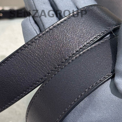 Hermès Black Silver GR24 Backpack Evergrain Leather Unisex Classic