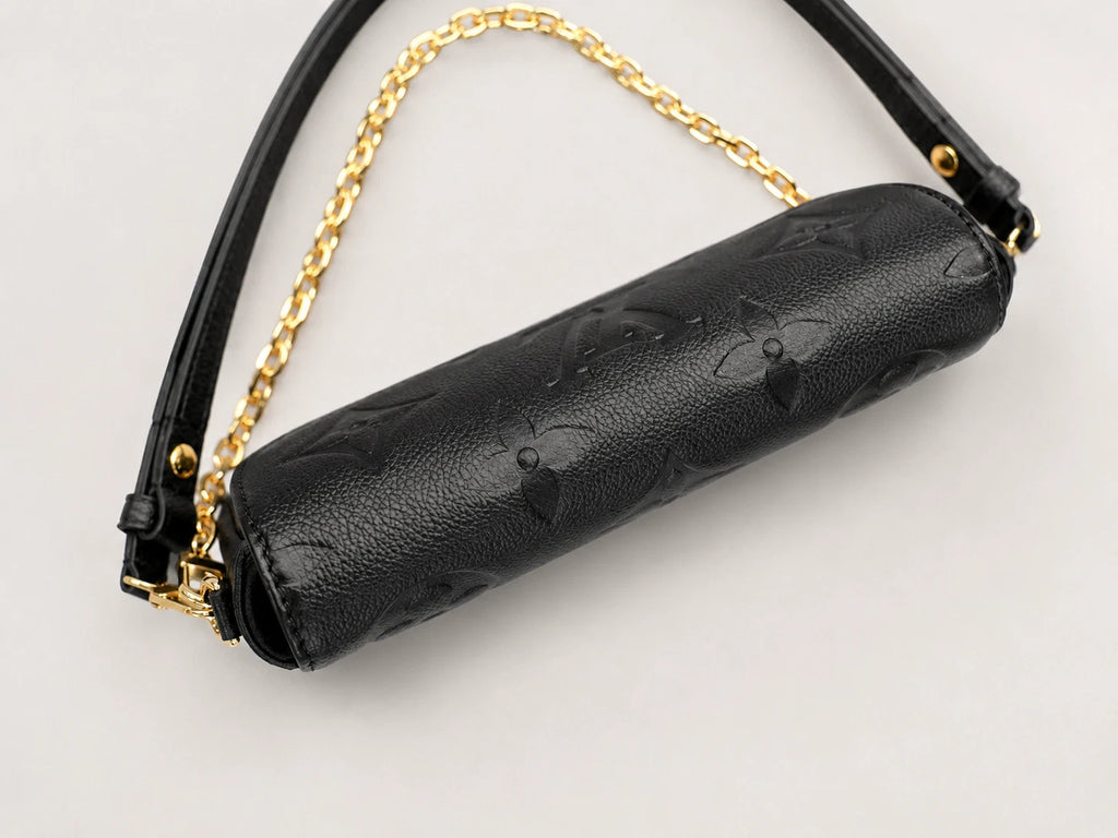 Louis Vuitton Ivy Chain Monogram Empreinte Black Gold Shoulder Bag Chain Bag