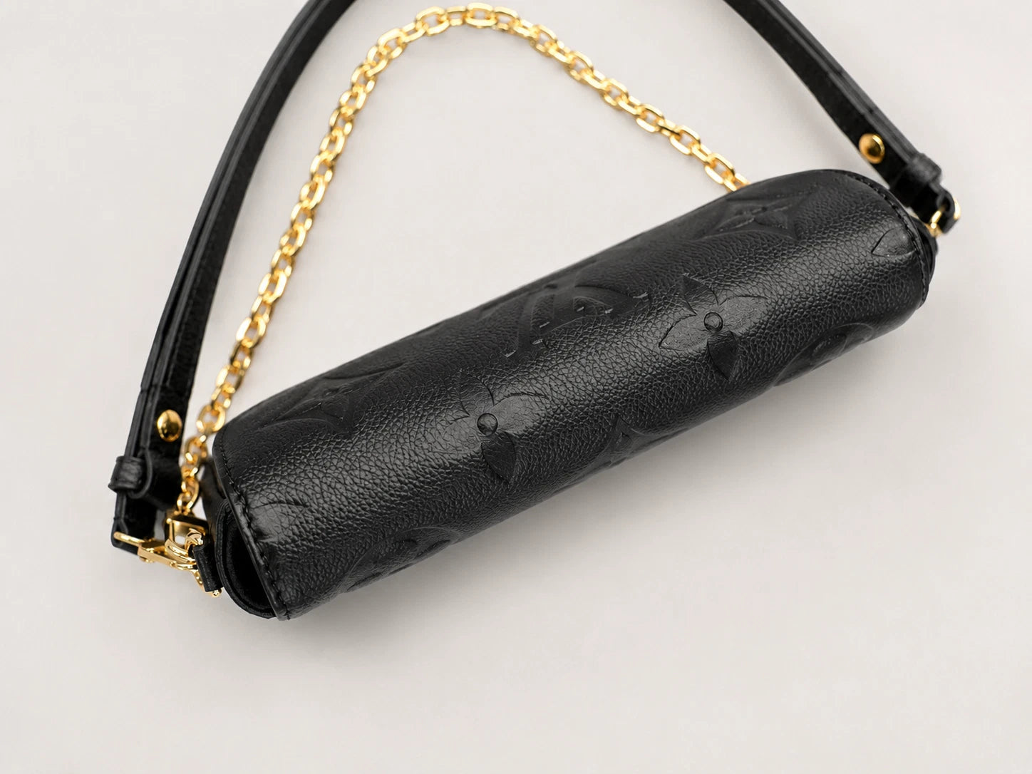 Louis Vuitton Ivy Chain Monogram Empreinte Black Gold Shoulder Bag Chain Bag