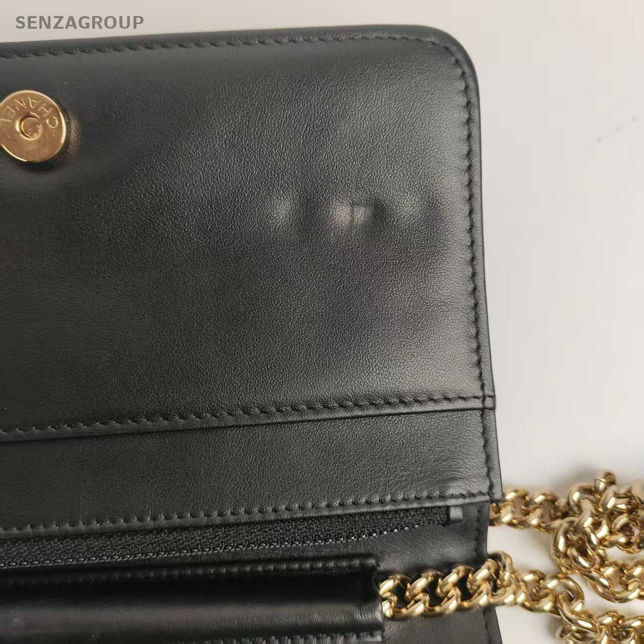 SJ0001 Chanel le boy woc wallet on chain golden cc