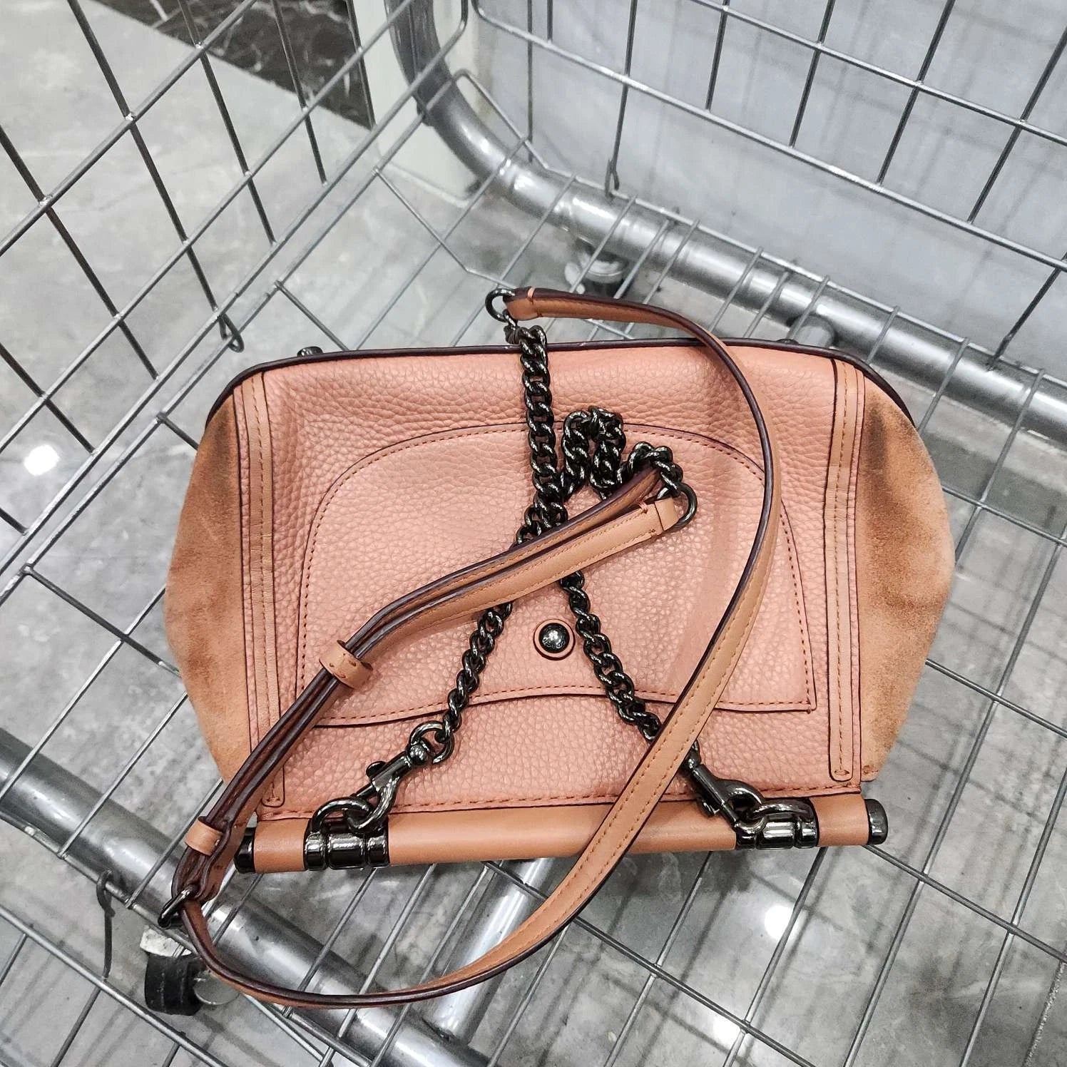 Coach Canvas Tote Shoulder Bag For Women