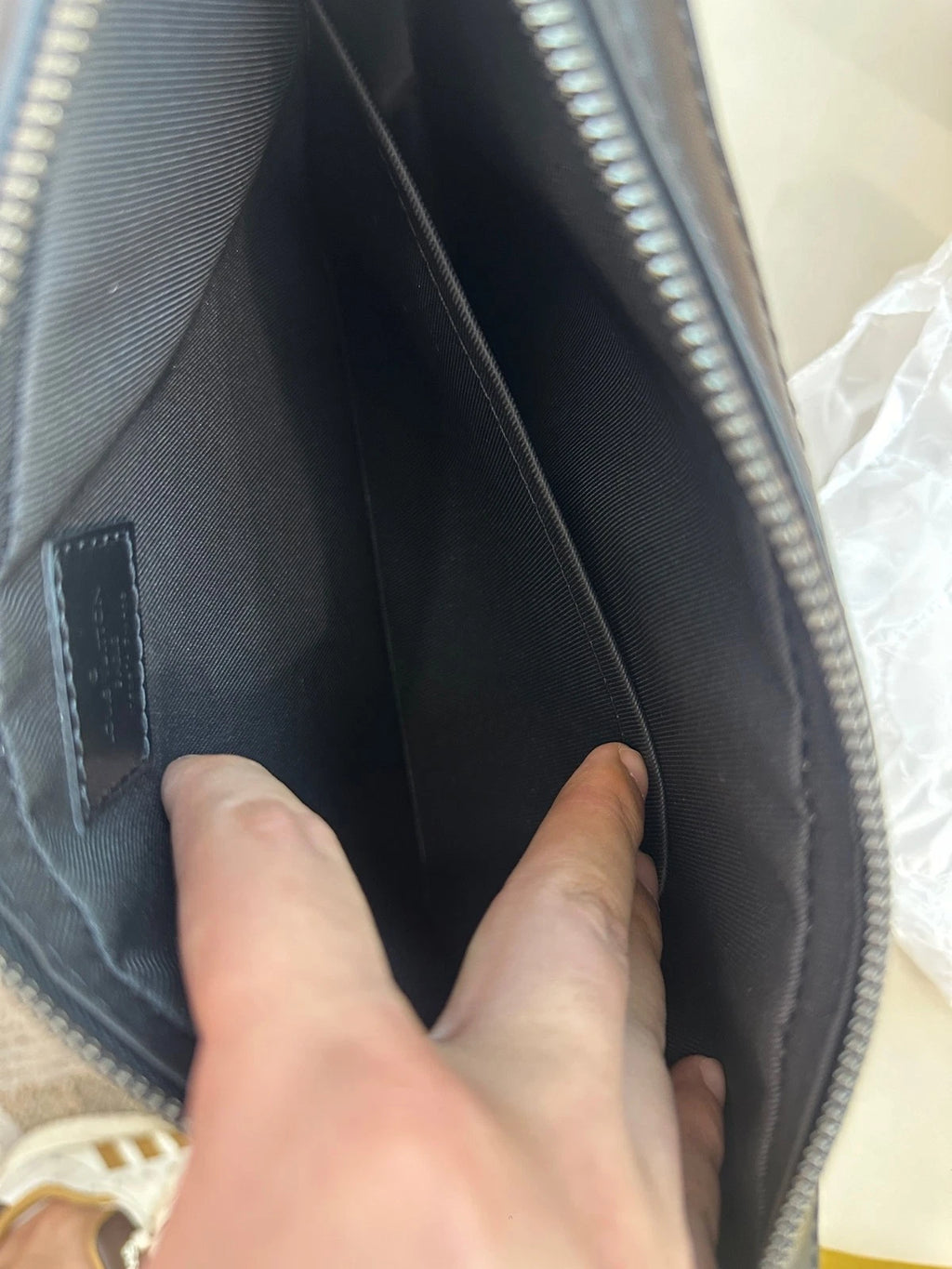 Louis Vuitton Black Trio 3-in-1 Crossbody Messenger Bag For Women