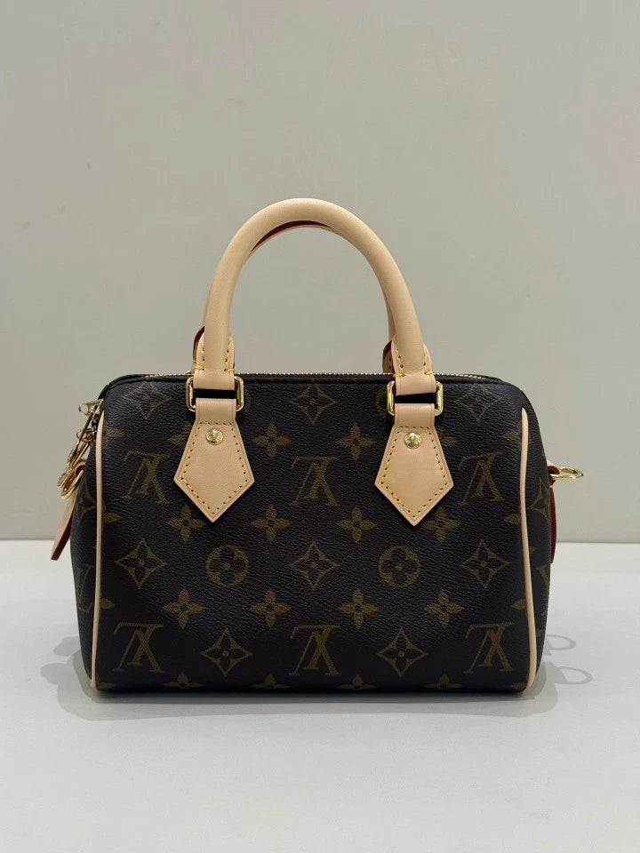 Louis Vuitton Speedy20 Canvas Shoulder Bag Top Handle Bag For Women