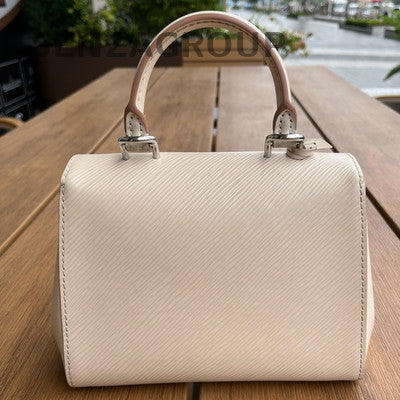 Louis Vuitton Cluny MM Pink Epi Leather Silver Hardware Shoulder Bag