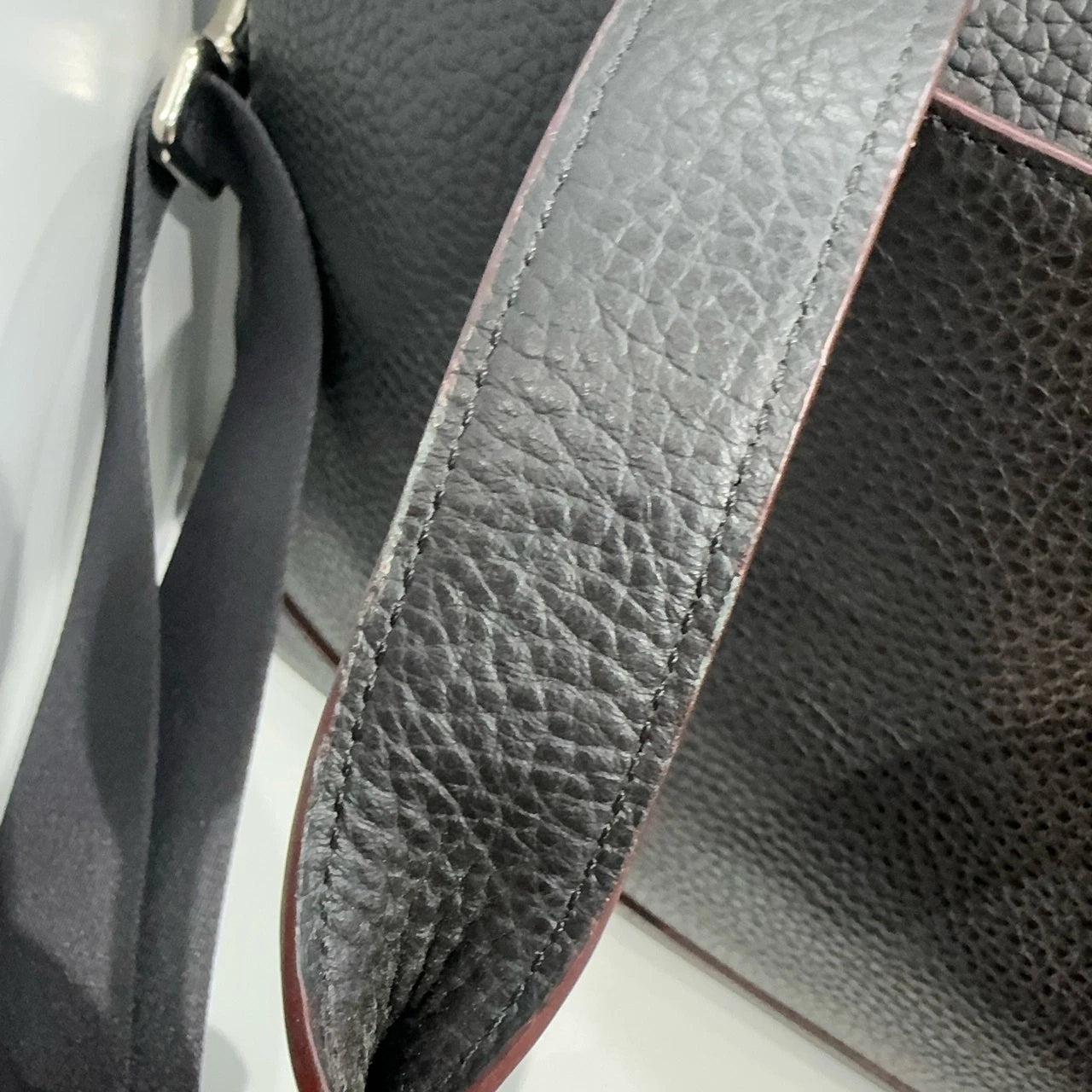 Coach Leather Large Zipper Laptop Briefcase Shoulder Crossbody