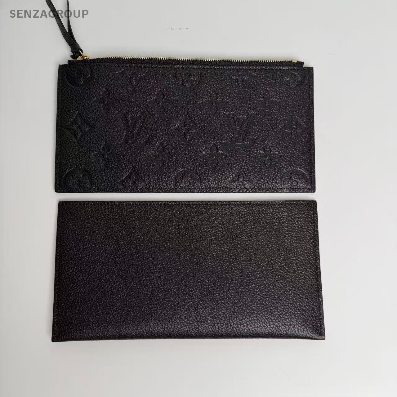 SJ0001 Louis Vuitton Felicie black leather monogram