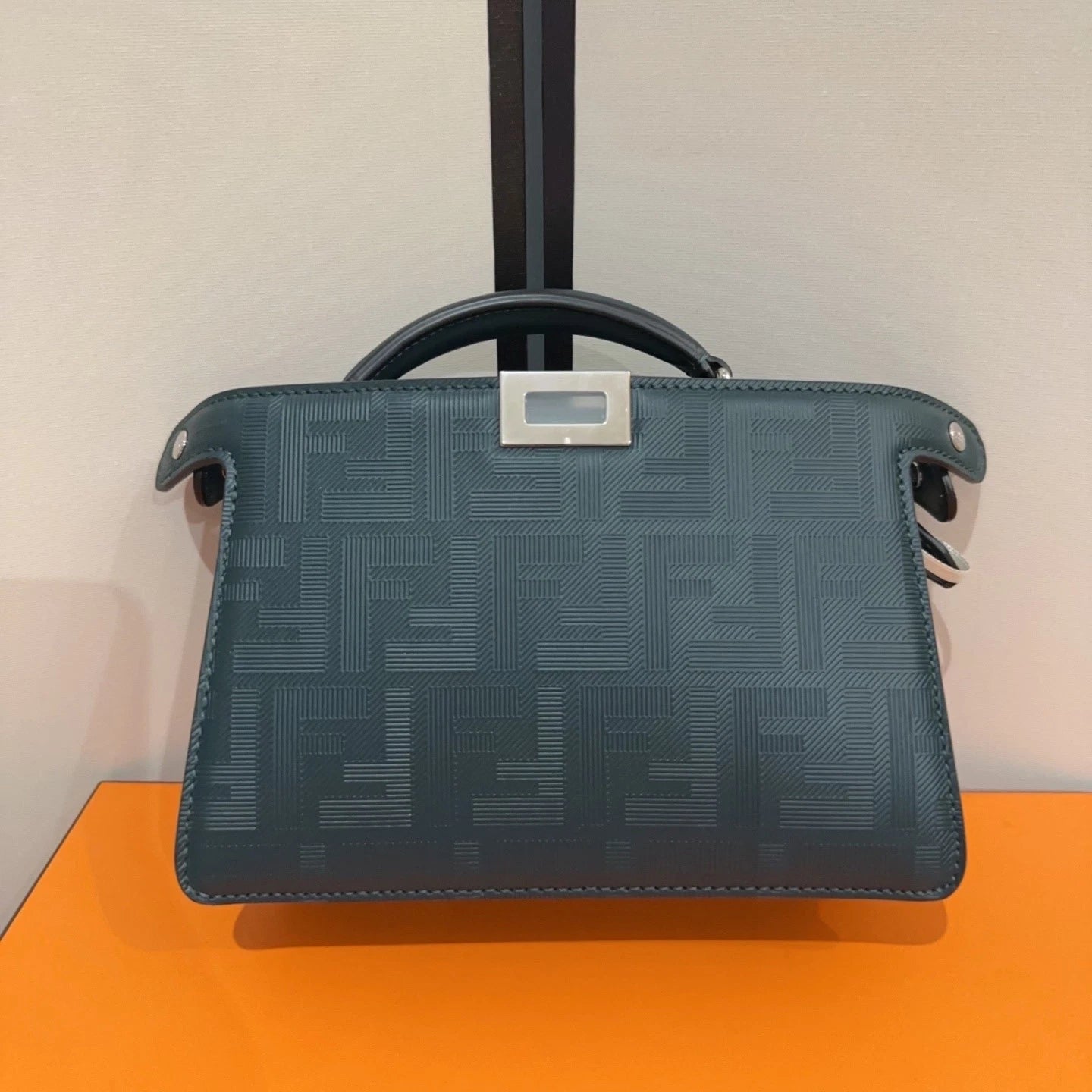 FENDI Peekaboo ISeeU XCross FF Striped Handbag For Women