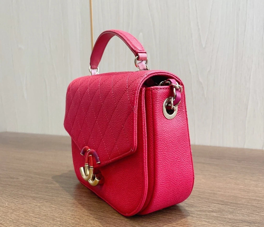 Chanel Coco Curve Cuba Calfskin Message Bag Top Handle Bag Shoulder Bag Women