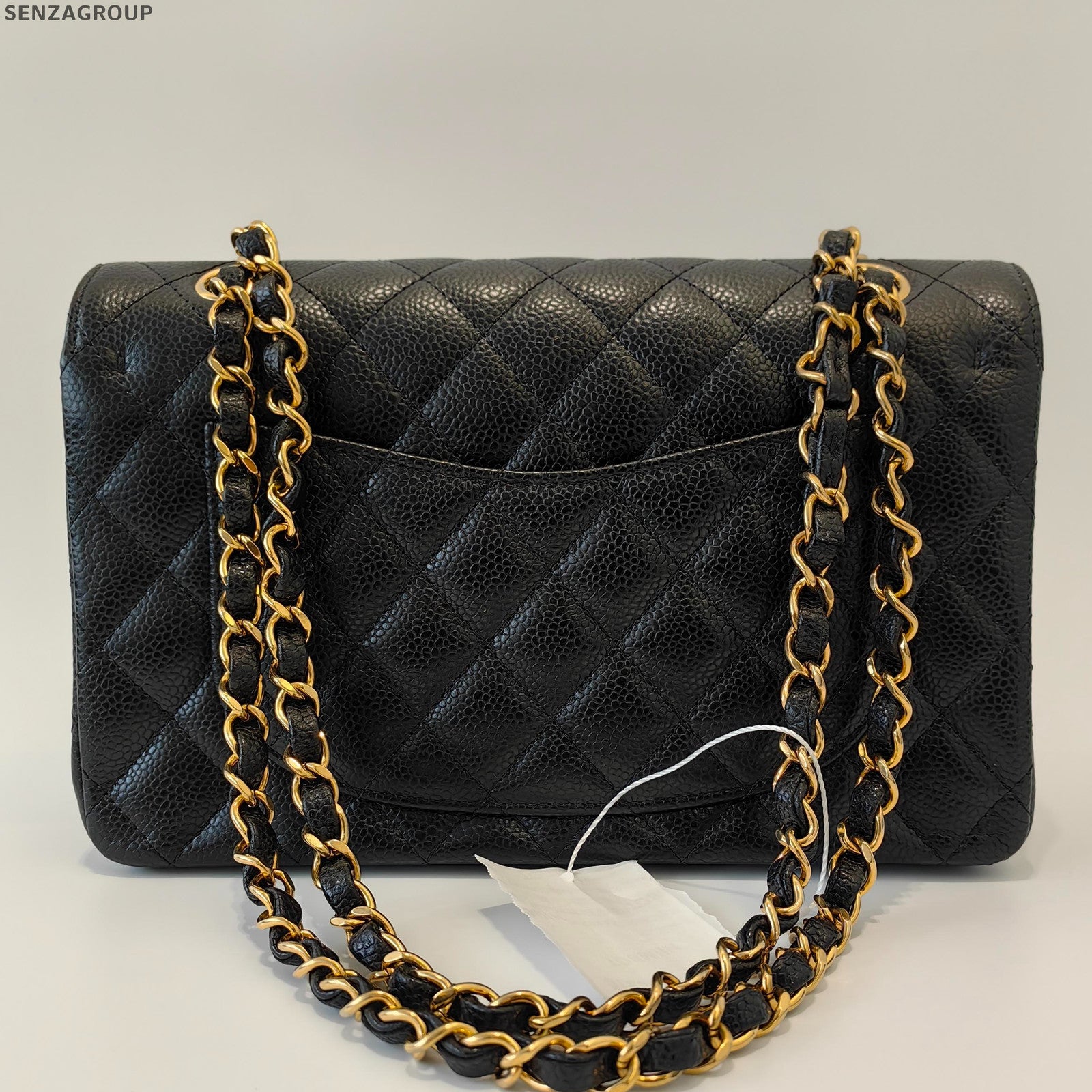 Chanel Classic Flap Black Caviar Small Chain Shoulder Crossbody Bag