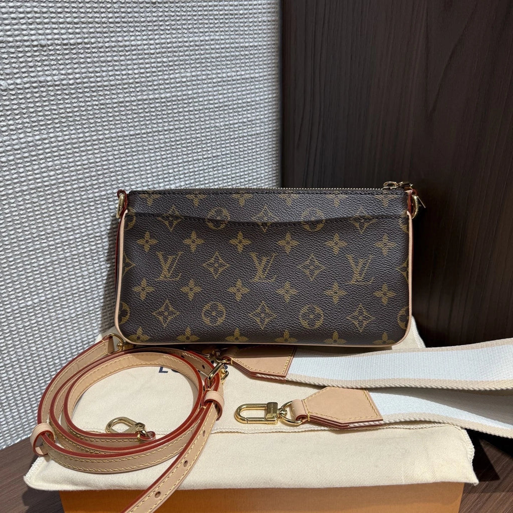 Louis Vuitton Vivacite Vibe Camel Bag Crossbody Shoulder Bag Brown Vintage