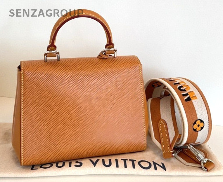 Louis Vuitton Cluny BB caramel color Epi Top Handle 2way Shoulder bag Women